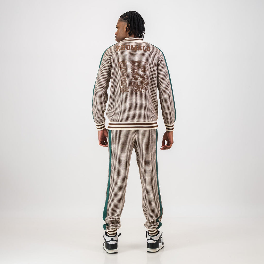 Doctor Khumalo Knitted Track Pants-Ivory