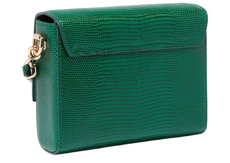 Dolce & Gabbana Mini Iguana Millennials Shoulder Bag Green