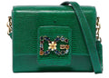 Dolce & Gabbana Mini Iguana Millennials Shoulder Bag Green