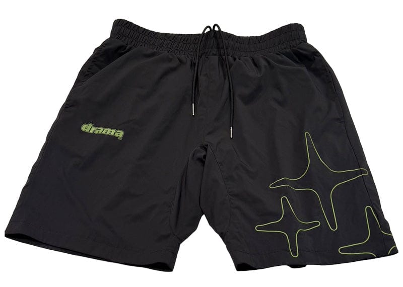 Drama Call Lightweight Nylon Shorts Black Green