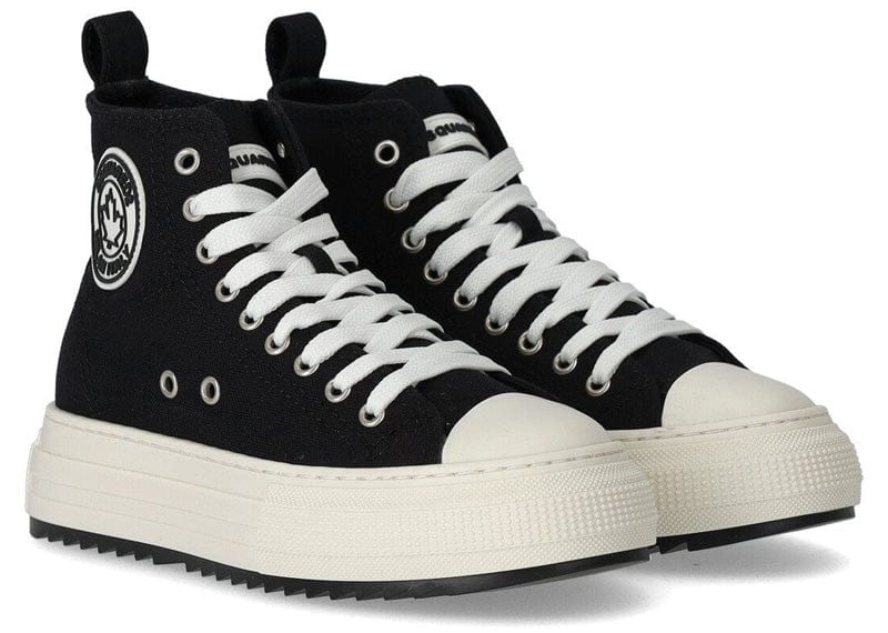 DSquare 2 High Top Platform Sneaker Black