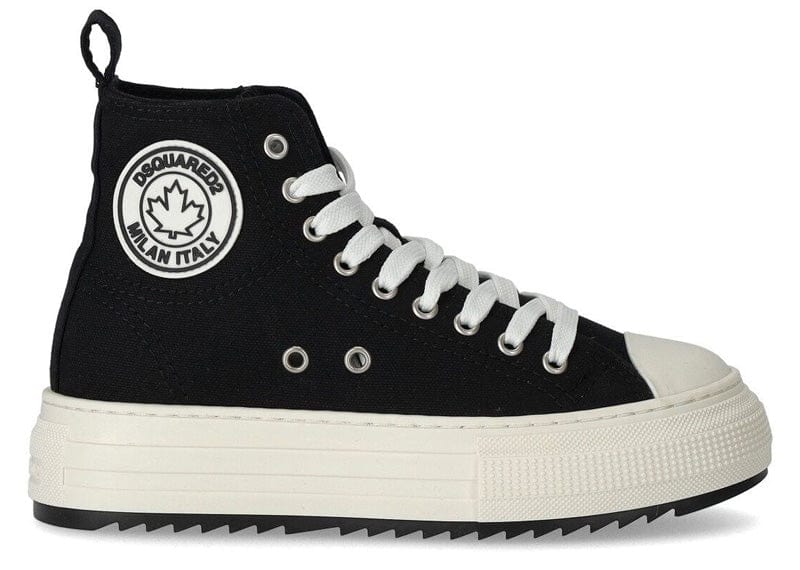 DSquare 2 High Top Platform Sneaker Black