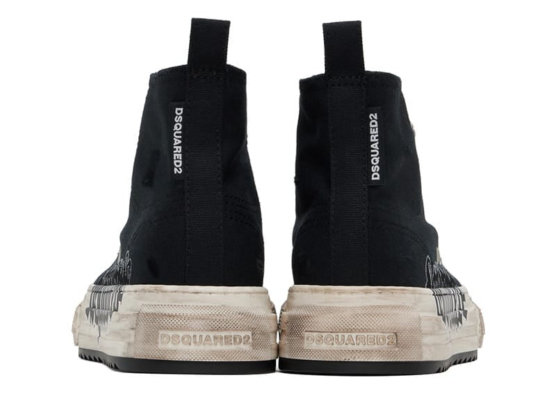 DSquared2 Berlin Distressed Black