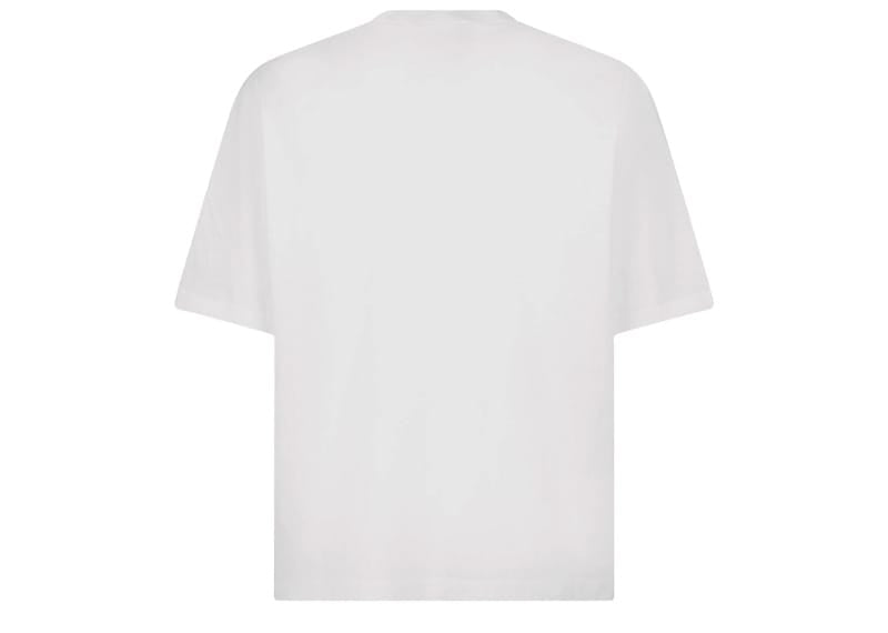 DSquared2 Card Design Print Cotton Tee White