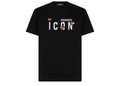 DSquared2 Icon Heart Pixels Tee Black