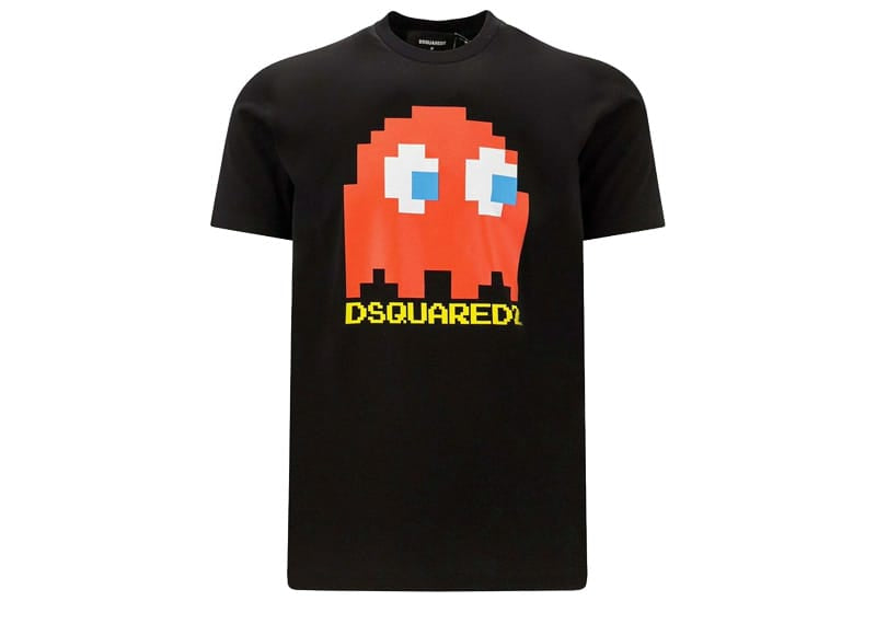 Dsquared2 Printed Pac-Man Tee Black
