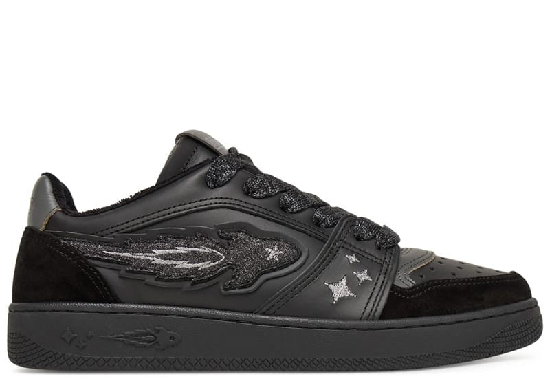 Enterprise Japan Egg Rocket Sneaker Suede/Leather Black