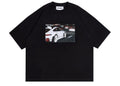 Episodes Brake-Lights Tapestry Patch Tee Black