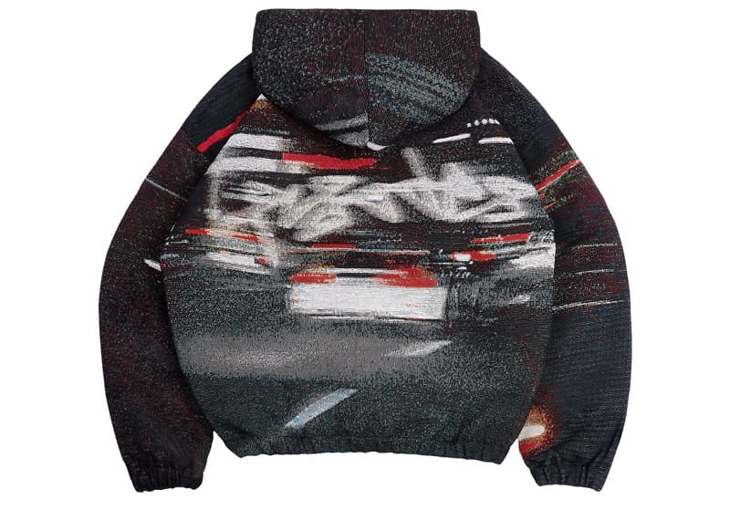 Episodes Brake-Lights Tapestry ZIP-UP HOODIE