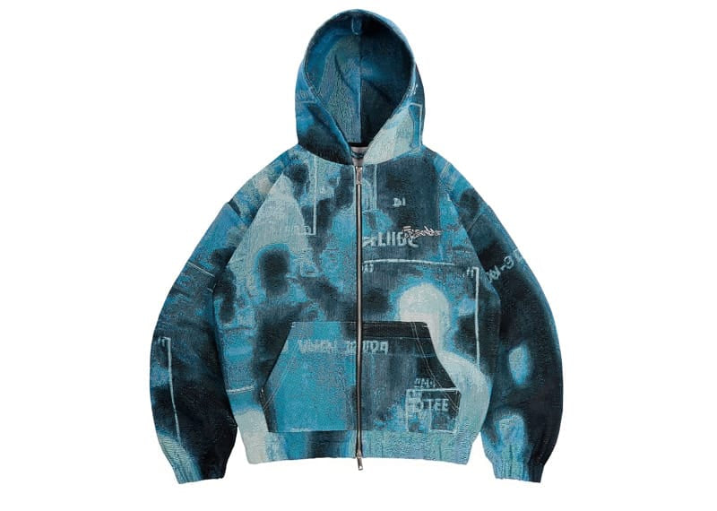 Episodes CCTV Tapestry Hoodie Blue
