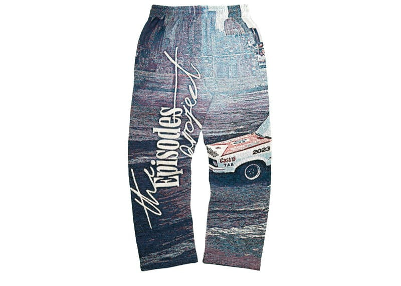 Episodes DRIFT Tapestry Joggers Flat Lay