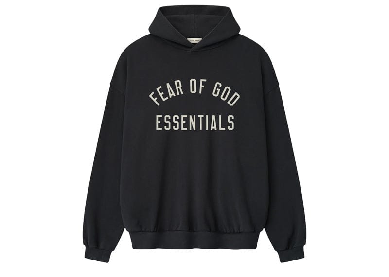 Fear of God Essentials 90's Fit Hoodie Vintage Black