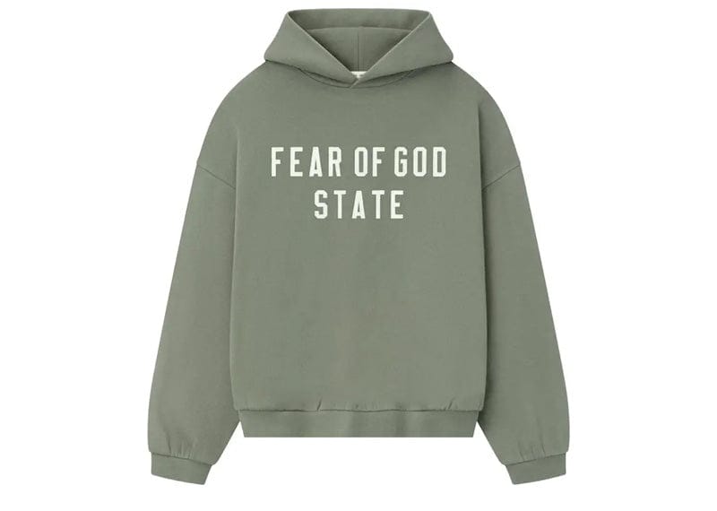 Fear of God Essentials 90's Fleece Hoodie Moss