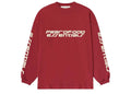 Fear of God Essentials 90's Long Sleeve Tee Crimson