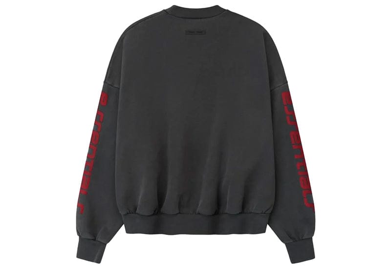 Fear of God Essentials Chicago Heavy Fleece Cropped Sweatshirt Iron Grey