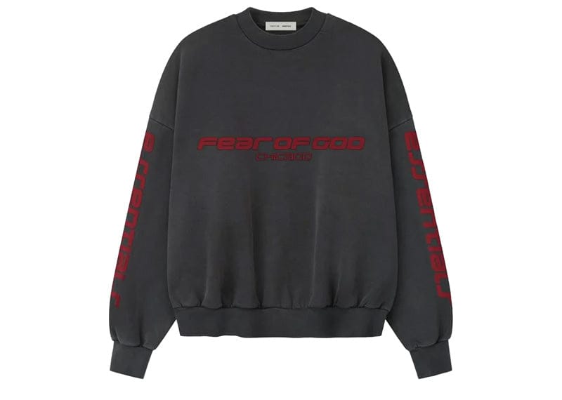 Fear of God Essentials Chicago Heavy Fleece Cropped Sweatshirt Iron Grey