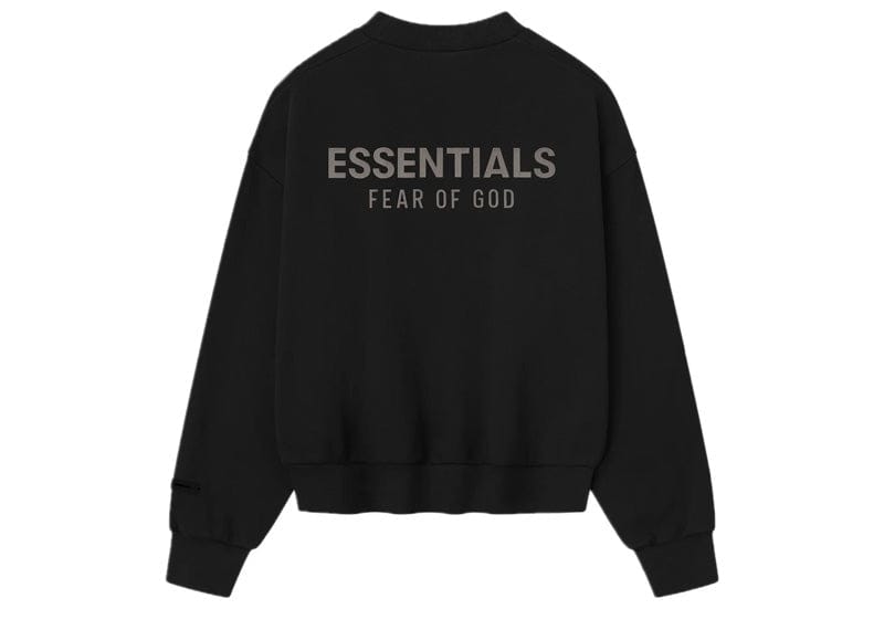 Fear of God Essentials Classic Crewneck Sweatshirt Jet Black