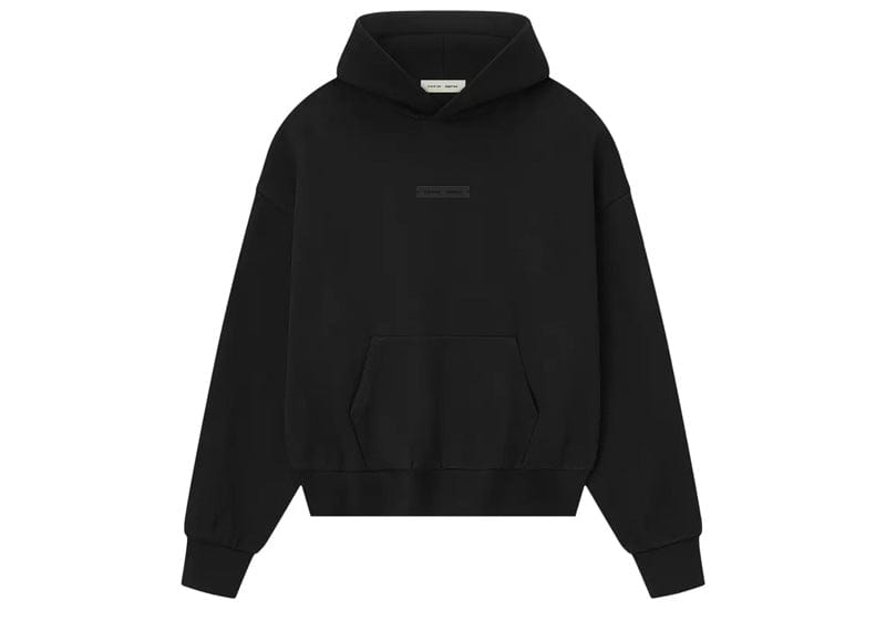 Fear of God Essentials Classic Fleece Hoodie Jet Black