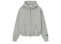 Fear of God Essentials Classic Fleece Zip-Up Hoodie Concrete Heather