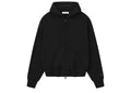 Fear of God Essentials Classic Fleece Zip-Up Hoodie Jet Black