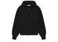 Fear of God Essentials Classic Hood Zip Up Sweatshirt Vintage Black