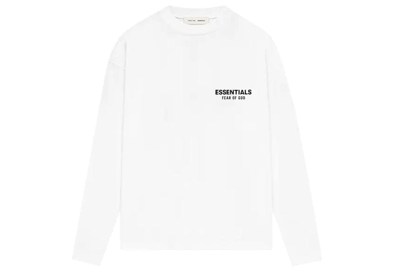 Fear of God Essentials Classic Long Sleeve Tee Bright White