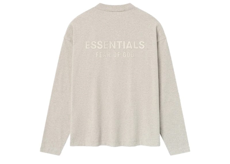 Fear of God Essentials Classic Long Sleeve Tee Heather Stone