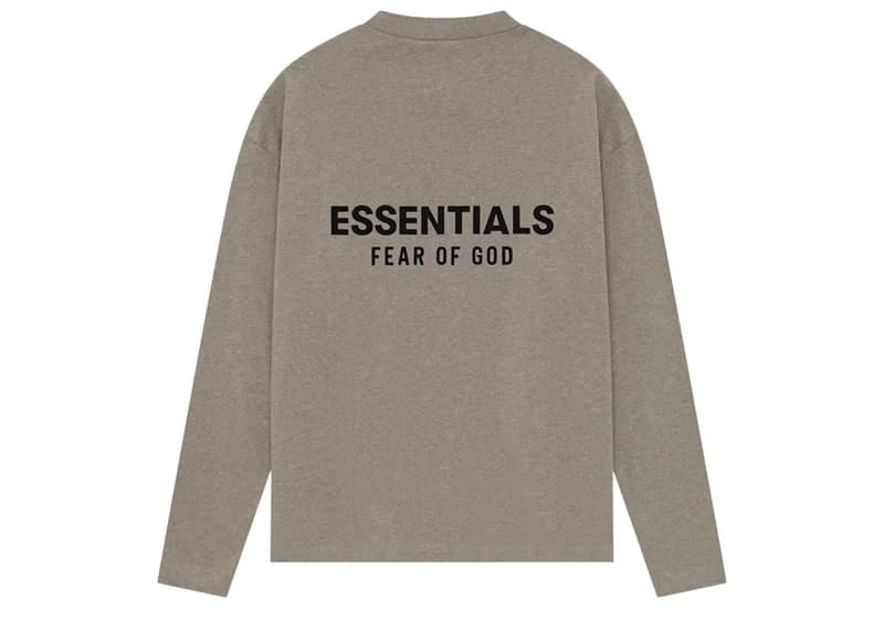 Fear of God Essentials Classic Long Sleeve Tee Homestead Heather