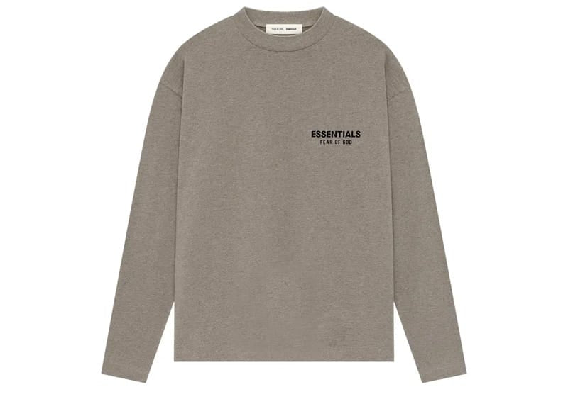 Fear of God Essentials Classic Long Sleeve Tee Homestead Heather