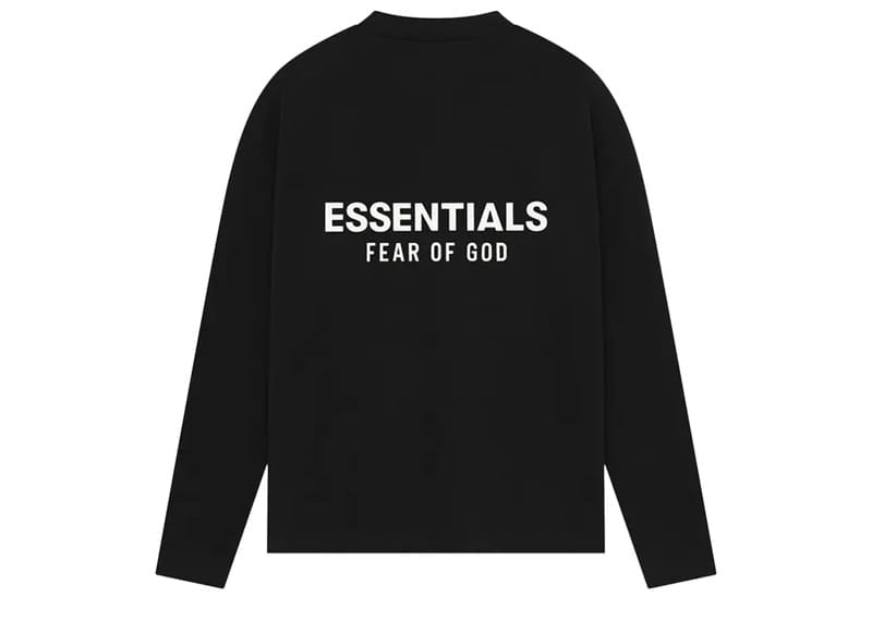 Fear of God Essentials Classic Long Sleeve Tee Jet Black