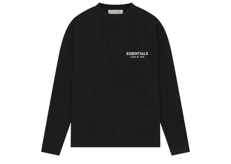 Fear of God Essentials Classic Long Sleeve Tee Jet Black