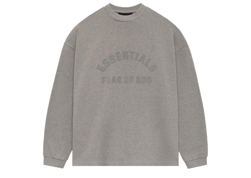 Fear of God Essentials Core Collection Heavy L/S Tee Heather Grey