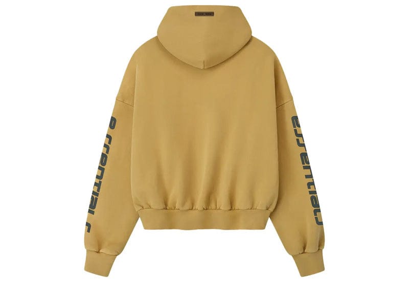 Fear of God Essentials Cropped Relaxed Hoodie Canyon