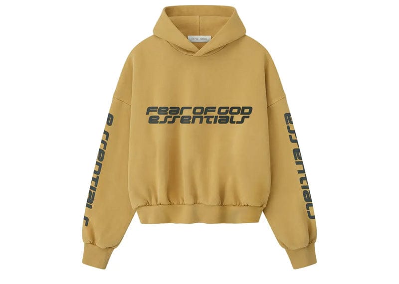 Fear of God Essentials Cropped Relaxed Hoodie Canyon