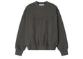 Fear of God Essentials Embossed Classic Crewneck Sweatshirt Charcoal Heather