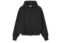 Fear of God Essentials Embroidered Classic Full Zip Hoodie Vintage Black