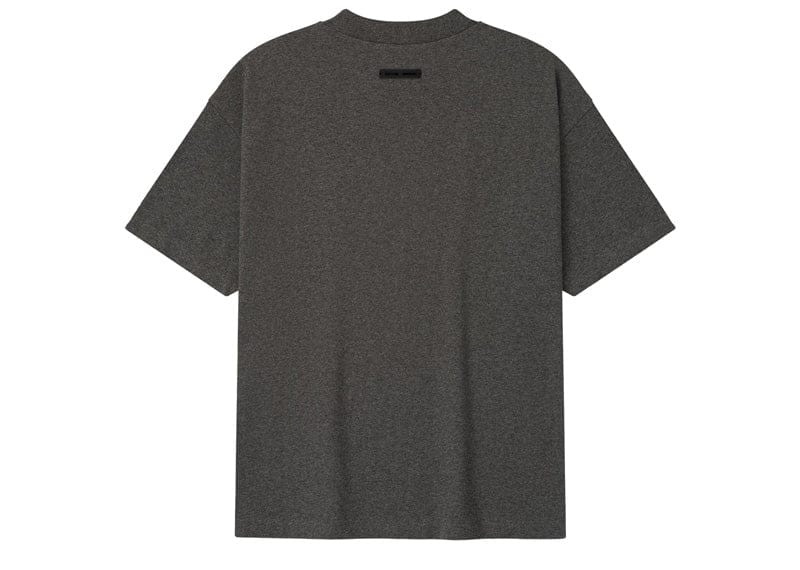 Fear of God Essentials Embroidered Classic Short Sleeve Tee Charcoal Heather