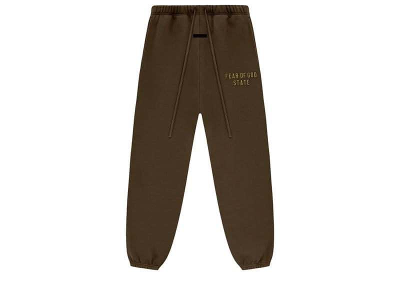Fear of God Essentials Essentials Heavy Fleece Sweatpants Brown