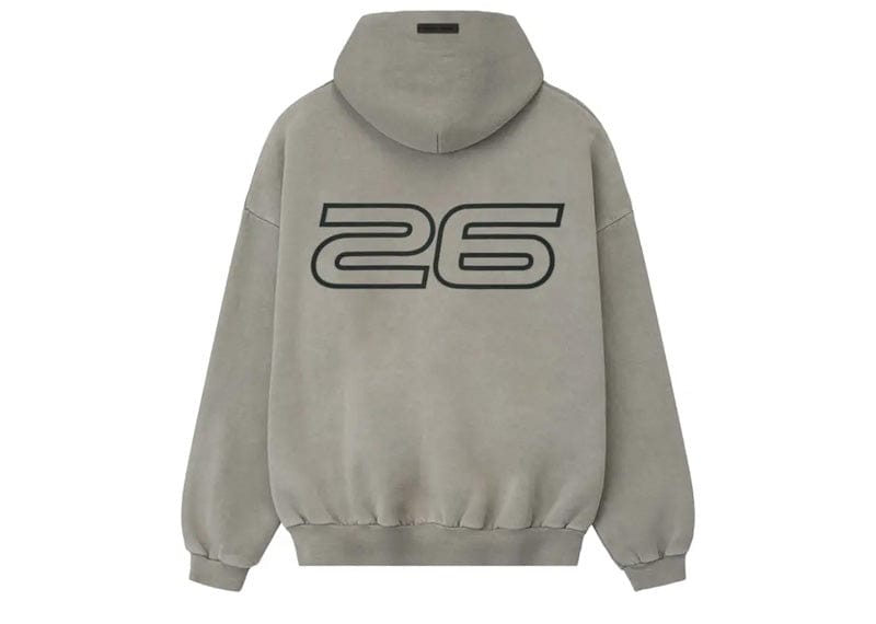 Fear of God Essentials Heavy Fleece 90's Hoodie Smoke Grey