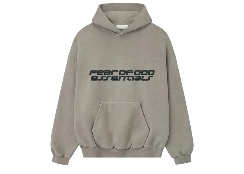 Fear of God Essentials Heavy Fleece 90's Hoodie Smoke Grey