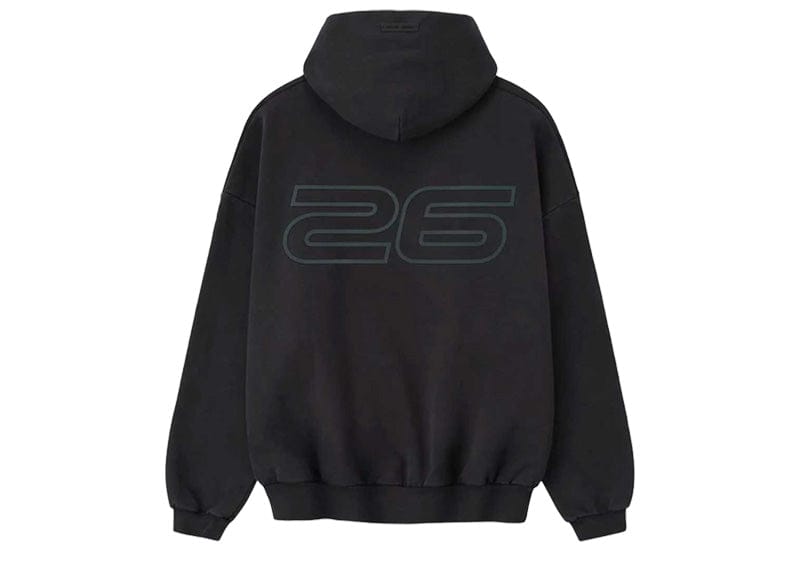 Fear of God Essentials Heavy Fleece 90's Hoodie Vintage Black