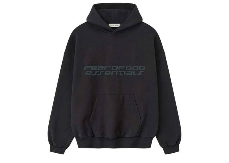 Fear of God Essentials Heavy Fleece 90's Hoodie Vintage Black