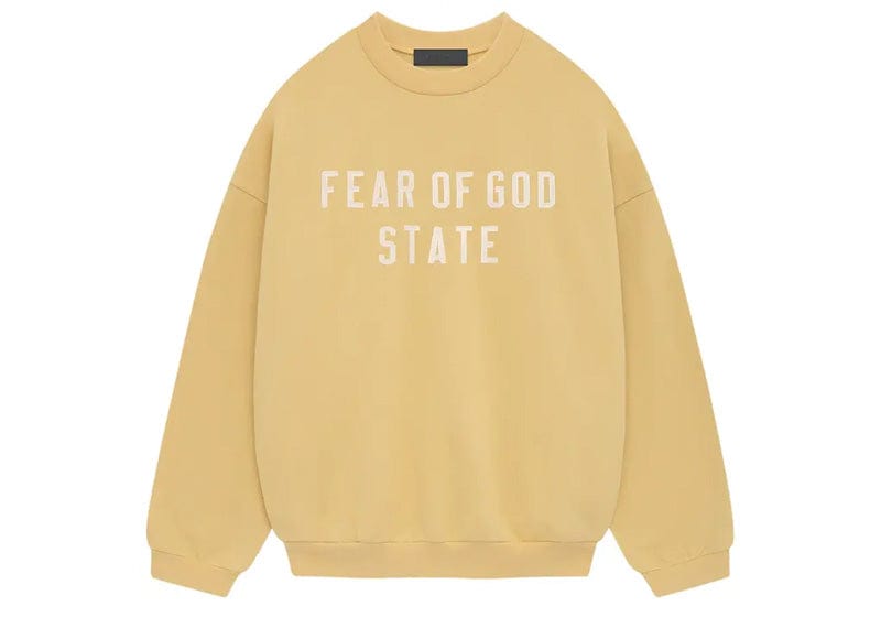 Fear of God Essentials Heavy Fleece Crewneck Amber