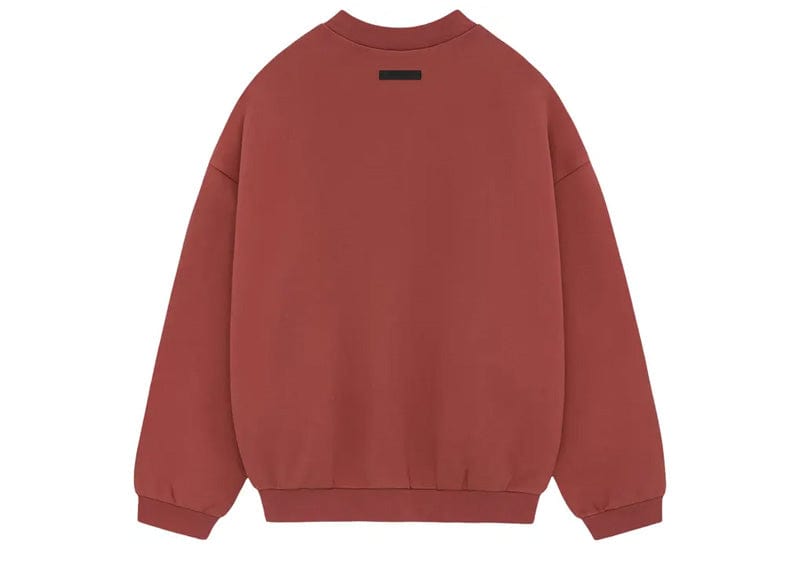 Fear of God Essentials Heavy Fleece Crewneck Crimson