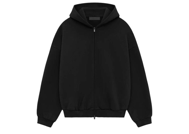 Fear of God Essentials Heavy Fleece Full-Zip Hoodie Black