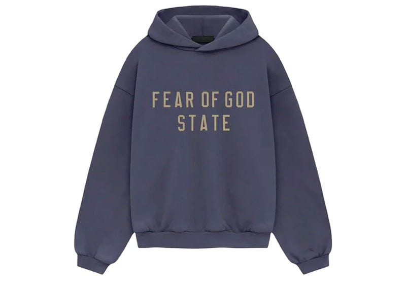Fear of God Essentials Heavy Fleece Hoodie Marine