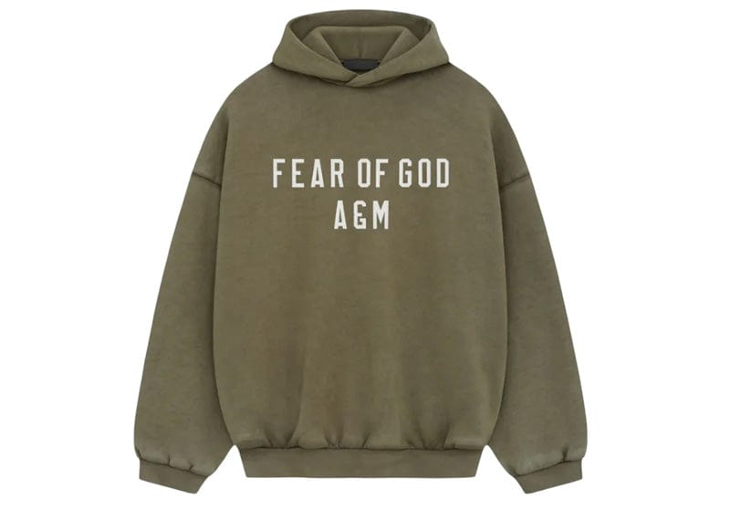 Fear of God Essentials Heavy Fleece Hoodie Military