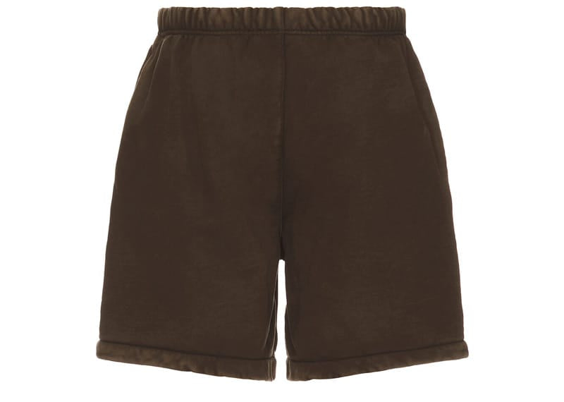 Fear of God Essentials Heavy Fleece Soccer Sweatshorts Brown