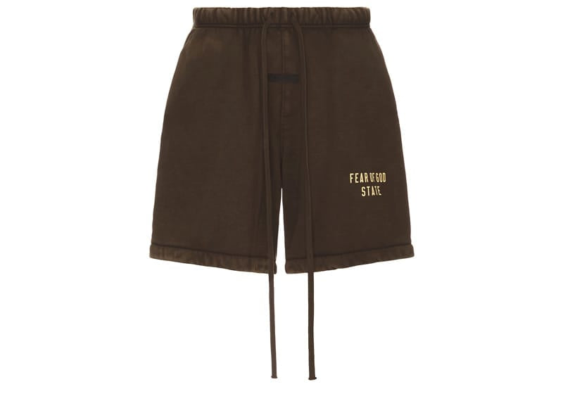 Fear of God Essentials Heavy Fleece Soccer Sweatshorts Brown