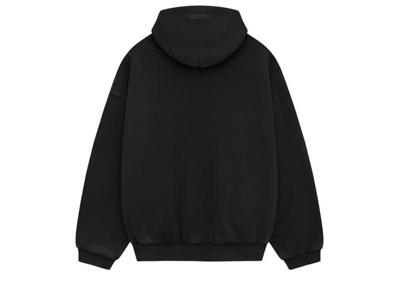 Fear of God Essentials Heavy Fleece Vintage Shrunken Hoodie Black